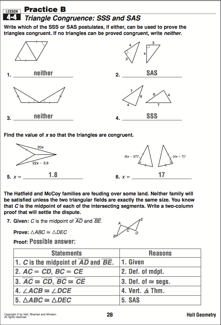 Geometry - Mrs. Murk's Math Class